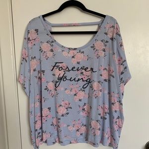Floral Off the Shoulder Tee